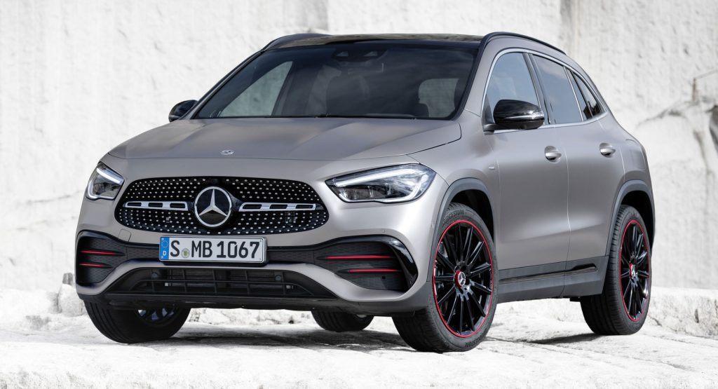 New Mercedes GLA front view