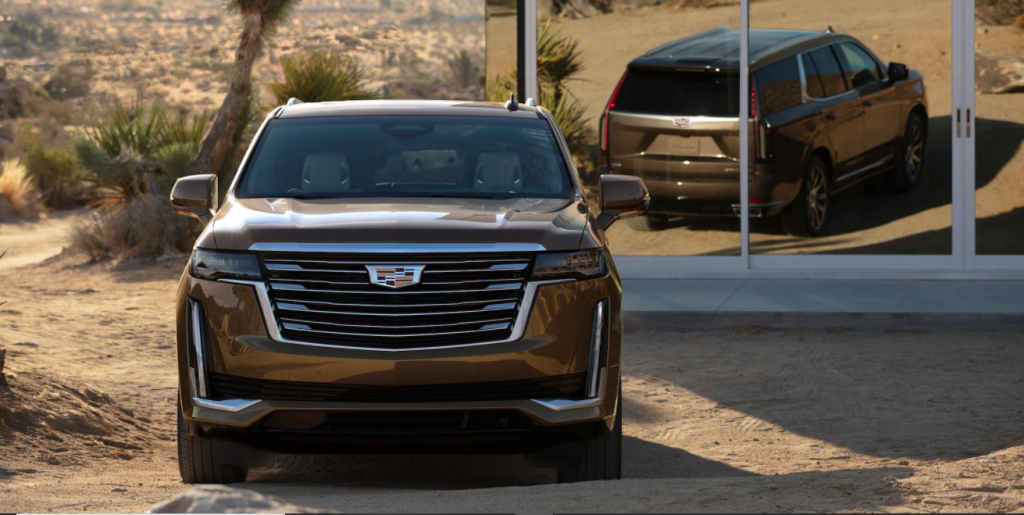 New Cadillac Escalade redesigned front