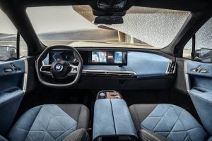 New BMW iX front interior