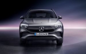 New Mercedes EQA front view